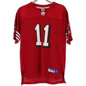 San Francisco 49ers Reebok Equipment Alex Smith #11 Football Jersey Youth XL Red